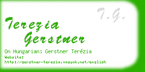 terezia gerstner business card