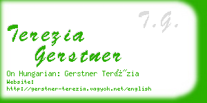 terezia gerstner business card